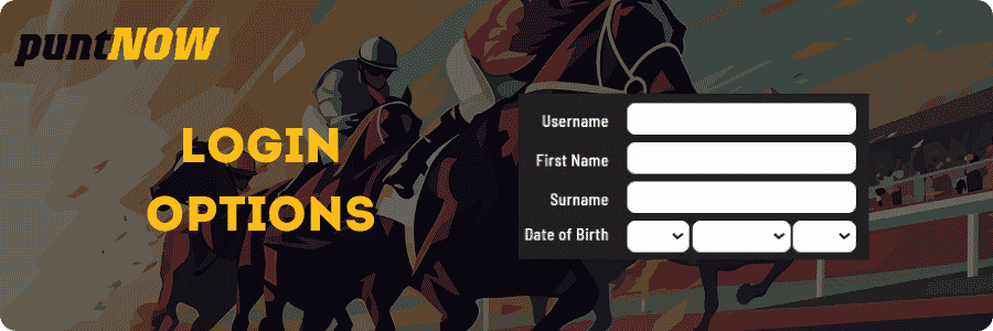 Login form with email and password fields at PuntNow